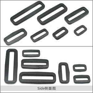 E-004 <b>Plastic</b> Square Buckle 17MM 21MM 26MM 32MM 38MM 51MM 60MM <b>Sliding</b> Buckle For Bags Bag Accessories - Product Image 2