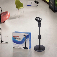 Nouveau support de microphone de bureau réglable en ABS avec pince de fixation pour diffusion en direct, modèle 01 - Meilleure vente