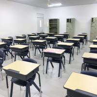 Vente en gros d'usine bureau d'école mobilier scolaire ensemble bureau et chaise simples chaise de table d'étude pour étudiants