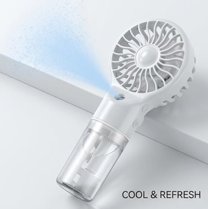 Ventilateur portable USB puissant avec humidification par pulvérisation, rafraîchissant et hydratant - Product Image 2