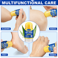 Stick de soin des pieds à 60% d'urée, exfoliant pour éliminer les peaux mortes, hydratant, crème pour les pieds, talons secs et craquelés