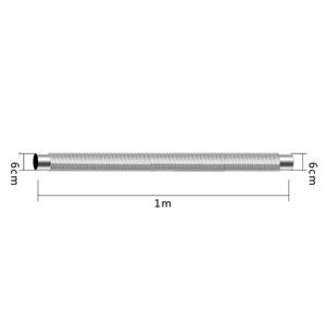 Tubo di Estensione per Canna Fumaria in Acciaio <span class=keywords><strong>Inox</strong></span> 20-50cm per Esterni, Bestseller - Product Image 5