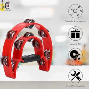 Diseño privado Precio más bajo con tambor de mano hermoso de alta calidad Pandereta educativa para niños para jardín de infantes - Product Image 6