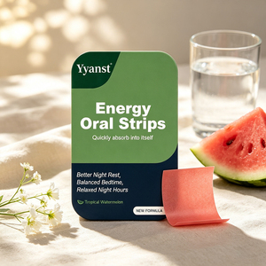 OEM Night Balance Energy Oral Strips, goût pastèque, absorption rapide, relaxant, pour le sommeil, complément alimentaire végétalien, films portables - Product Image 4