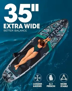 Planche de <span class=keywords><strong>paddle</strong></span> <span class=keywords><strong>gonflable</strong></span> 11'6"*35"*6" avec matériau Drop Stitch, livraison gratuite, vente chaude - Product Image 5