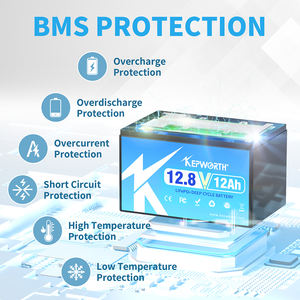 แบตเตอรี่ลิเธียมไอรอนฟอสเฟต Kepworth Overseas Stock Lifepo4 12.8v 12ah สำหรับเก็บพลังงาน ราคาสำหรับรถกอล์ฟและเรือ - Product Image 4