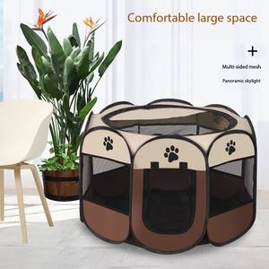 Clôture octogonale pour animaux de compagnie, tente pour animaux de compagnie, toile Oxford, cage pour chien pliable et résistante aux rayures, salle d'accouchement pour chiens et chats, lit pour chien, lit pour chat - Product Image 6