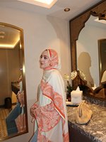 Robe longue de prière musulmane pour femmes Hafizad, robe kaftan imprimée, coupe ample, tenue traditionnelle
