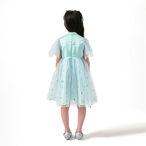 Vestido <span class=keywords><strong>de</strong></span> Fiesta <span class=keywords><strong>de</strong></span> Algodón para Niña, Estilo Princesa, con Lentejuelas, Mangas Abullonadas <span class=keywords><strong>de</strong></span> Gasa, Perlas, para Halloween, Televisión/Película - Product Image 2
