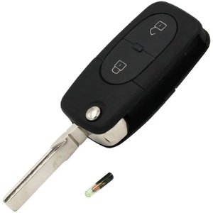 NUEVO CONTROL REMOTO DE LLAVE PLEGABLE SIN CORTAR PARA VW CON CHIP ID48: 1J0 959 753 A - Product Image 2