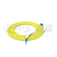 Cordon de brassage fibre optique LC 45 degrés Simplex Monomode Multimode 2.0mm LSZH Blanc