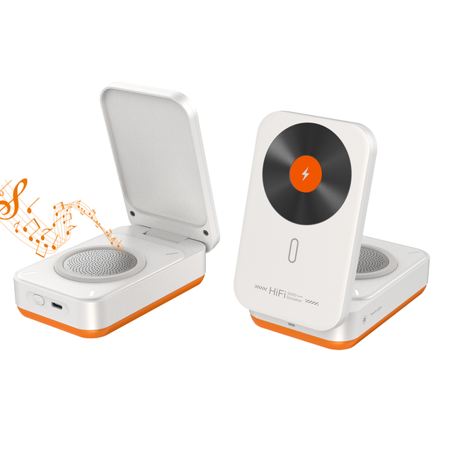 Yousonnra Portable Mini Blue tooth Speaker with 3 in 1 Wireless Charger and Mobile Cell Phone Holder Suitable for Home,Party
