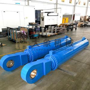 Cylindre hydraulique à commande de <span class=keywords><strong>moteur</strong></span> hydraulique à haute stabilité, montage à œil à bride, conception de pliage profond, approuvé CE par le fabricant - Product Image 1