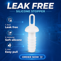 Bouchon de tirage en silicone haute température avec languette de traction pour revêtement en poudre (M5-M6)