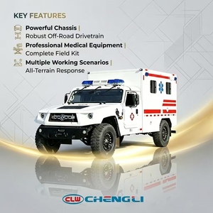 Ambulancia <span class=keywords><strong>de</strong></span> Transporte <span class=keywords><strong>de</strong></span> Pacientes <span class=keywords><strong>de</strong></span> UCI Automática 4x4 <span class=keywords><strong>de</strong></span> Dongfeng Mengshi con Tracción en las 4 Ruedas - Product Image 1