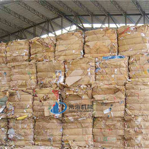 Zware Volautomatische Gesloten Uiteinde Handmatige Stropdas Horizontale Balenpers Met Transportband, Kartonnen <span class=keywords><strong>Compactor</strong></span> Voor Verkoop Gebruikt - Product Image 6