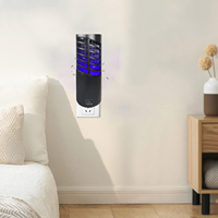 Piège à insectes volants LED UV enfichable électronique avec 10 panneaux de colle collante
