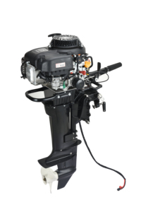 Moteur 4 temps 15 CV, état neuf, refroidissement par air, démarrage manuel, avec carburant externe - Product Image 1