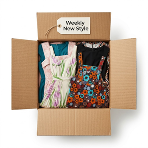 Liquidación de Fábrica, Vestidos Largos de Verano para Mujer, Lotes de Ropa de Mujer Surtidos al Azar, Venta al Por Mayor, Listos para Enviar a Estados Unidos - Product Image 1