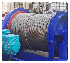 Ağır elektrik kablosu çekme vinç 10 Ton 20 Ton 30 Ton mekanik tekne çapa çekme vinci makinesi - Product Image 3