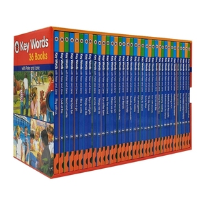 36 piezas/juego <span class=keywords><strong>de</strong></span> libros Ladybird Key Words con Peter Jane, libros ilustrados para aprender inglés - Product Image 1