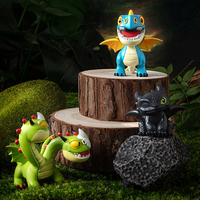 Vente en gros de figurines authentiques du petit dragon sans dents, de la série Comment dresser votre dragon, boîte mystère, figurines décoratives, jouet tendance, cadeau
