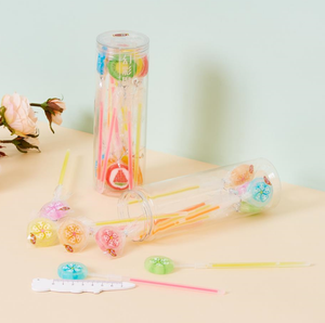 Cứng huỳnh quang Pop kẹo bán buôn Halal trái cây GLOW STICK Lollipop kẹo - Product Image 3