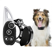 Collier anti-aboiement électrique étanche avec télécommande pour dressage canin, prévient les aboiements excessifs et le ramassage de nourriture - Chine