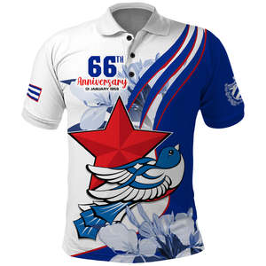 Camisa con Estampado Digital Floral Tropical de <span class=keywords><strong>Cuba</strong></span>, Diseño de la Bandera Cubana, Secado Rápido, 100% Poliéster, Manga Corta, Negro Naranja, para Hombre, Talla Grande - Product Image 3