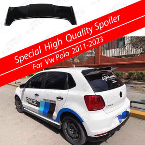 Aile de becquet de bord de toit arrière de style chauve-souris de couleur noire brillante en plastique PP pour <span class=keywords><strong>Polo</strong></span> MK5 2011-2023 - Product Image 1