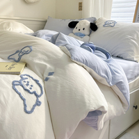 Nouveau design ensemble de draps de lit en coton couette ensemble de literie collections linge de lit enfant Design 100% coton drap-housse