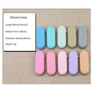200*8*6mm Food Grade Multifarious <strong>Colorful</strong> Reusable Folding Silicone Drinking <strong>Straw</strong> with Case Mini Size <strong>Straws</strong> - Product Image 5
