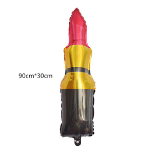 Fournisseur de ballons en feuille d'aluminium, différents types de ballons en forme de rouge à lèvres, accessoires de décoration personnalisés pour les fêtes d'anniversaire des filles, ballons gonflables - Product Image 5