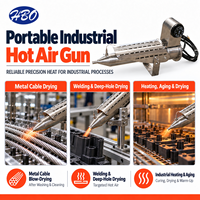 Pistol Udara Panas Industri dengan kontrol suhu dan aliran udara terpisah untuk integrasi jalur otomatis, pasokan massal integrator.