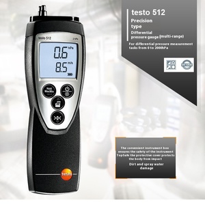 เครื่องวัดความดันต่างกันแบบไมโคร Testo512 ความแม่นยำสูง ผลิตในเยอรมนี พร้อมเกจวัดความเร็วลม - Product Image 3