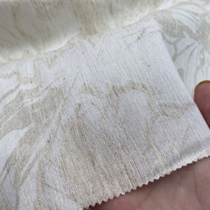 Tissu jacquard de fleur d'herbe de mer de <span class=keywords><strong>lin</strong></span>, <span class=keywords><strong>lin</strong></span> de rosée de pluie de <span class=keywords><strong>lin</strong></span> de <span class=keywords><strong>couleur</strong></span> naturelle, tissu de vêtements de style chinois Jacquard de coton de <span class=keywords><strong>lin</strong></span> - Product Image 5