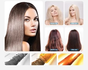 Crema <span class=keywords><strong>de</strong></span> Tratamiento <span class=keywords><strong>de</strong></span> Proteína <span class=keywords><strong>de</strong></span> Queratina Brasileña con <span class=keywords><strong>Aceite</strong></span> <span class=keywords><strong>de</strong></span> <span class=keywords><strong>Coco</strong></span>, Anticaspa, Hidratante, Reparadora y Suavizante para Uso Comercial, 1000 ml - Product Image 5