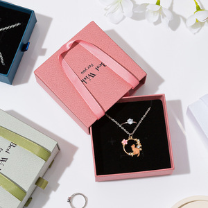 Caja de <span class=keywords><strong>Regalo</strong></span> de Cartón de Lujo con Impresión Personalizada, con Cajón Extraíble, para Joyería, Anillos, Aretes - Product Image 2