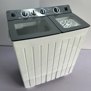 <span class=keywords><strong>Lavadora</strong></span> semiautomática de doble tina de gran capacidad con carga superior y secado eléctrico para RV, hoteles y pequeños dormitorios - ¡Nueva! - Product Image 4