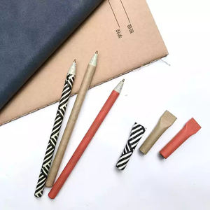 100% Color Kraft Paper Ballpoint <b>Pen</b> Custom <b>Green</b> Eco Friendly Degradable Recyclable Rolling Paper <b>Pen</b> - Product Image 3