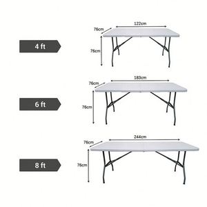 Custom Simple 8ft Geometric Printed Durable Banner Events Exhibitions Trade Shows Elastic Polyester Rectangular Tablecloth - Product Image 4