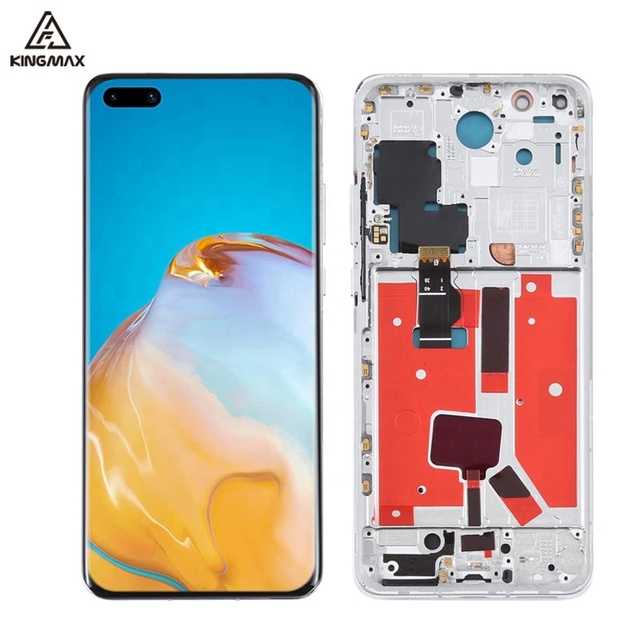 Original for HUAWEI P40 Pro LCD Touchscreen Display with Frame Mobile Phone Lcds Digitizer Assembly and Replacement Parts