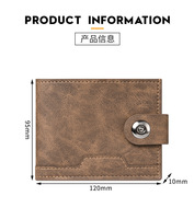 Dompet Clutch Wanita Motif Leopard 7 Inci Pendek Tipis Kapasitas Besar Banyak Slot Kartu Portabel Trendi Kepribadian Kulit PU Gesper