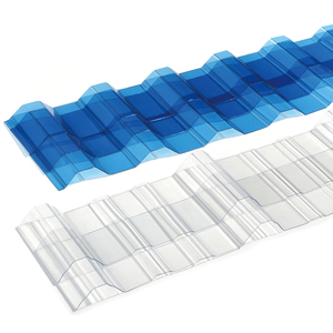 Feuille de toit transparente, ondulé, en résine, en polycarbonate, pc, pour serre, ferme, piscine de natation - Product Image 4