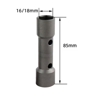 Clé à douille pour <span class=keywords><strong>bougie</strong></span> d'allumage de moto 16 mm/<span class=keywords><strong>18</strong></span> mm, outil hexagonal, 10 mm/12 mm, 21 mm, clé tubulaire, qualité industrielle OEM - Product Image 5