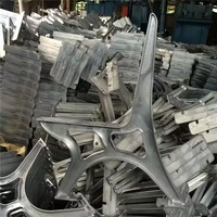 Pieds de chaise d'extérieur en gros, pieds en métal, cadre en fonte et aluminium pour bancs de jardin, de parc et de loisirs