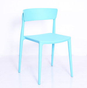 Muebles escandinavos para el hogar al aire libre moderno restaurante cocina sin brazos apilable silla de plástico apilable para comedor - Product Image 6