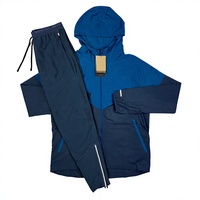 Conjuntos para hombre, diseño con cremallera, sudaderas con capucha, conjunto de dos piezas, conjunto de sudadera con capucha.