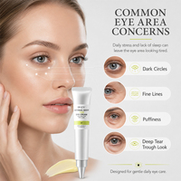 Crème Contour des Yeux Raffermissante Retinal Shot : Booster Anti-Âge à la Vitamine C et Multi-Peptides pour Cernes et Poches