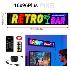 แผงไฟ LED RGB แบบตั้งโปรแกรมได้ สำหรับแสดงข้อความวิ่งบนกระจกหลังรถยนต์ - Product Image 5